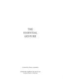 Cover of: The essential gesture: [October 15-December 31, 1994]