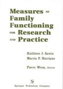 Cover of: Measures of family functioning for research and practice