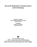 Cover of: Research methods for criminal justice and criminology by Michael G. Maxfield