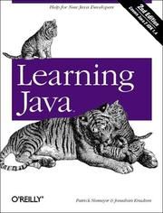 Cover of: Learning Java by Patrick Niemeyer, Pat Niemeyer, Patrick Niemeyer, Jonathan Knudsen