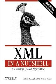 Cover of: XML in a Nutshell by Elliotte Rusty Harold, W. Scott Means