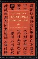 spirit of traditional Chinese law