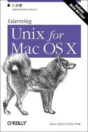 Cover of: Learning Unix for Mac OS X by Dave Taylor, Jerry Peek