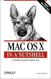 Cover of: Mac OS X in a nutshell by Jason McIntosh