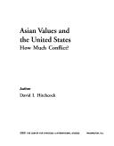 Cover of: Asian values and the United States by Hitchcock, David I.