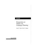 Cover of: Perspectives on theater air campaign planning
