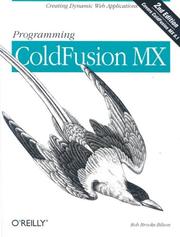 Cover of: Programming ColdFusion MX by Rob Brooks-Bilson