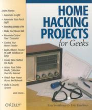 Cover of: Home hacking projects for geeks by Anthony Northrup