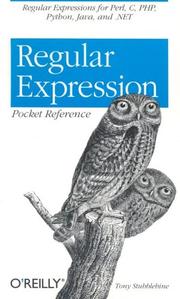 Cover of: Regular Expression by Tony Stubblebine