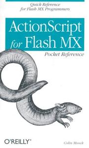 Cover of: ActionScript for Flash MX: Pocket Reference