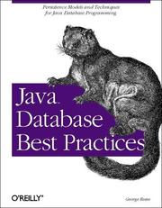 Cover of: Java database best practices