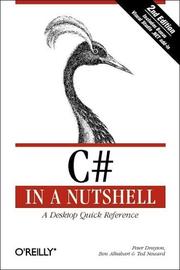 Cover of: C # in a Nutshell, Second Edition by Peter Drayton, Ben Albahari, Ted Neward