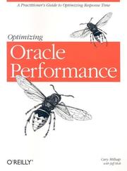 Cover of: Optimizing Oracle performance by Cary V. Millsap