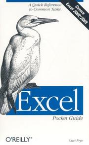 Cover of: Excel: Pocket Guide
