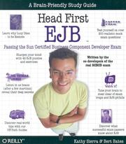 Cover of: Head first EJB