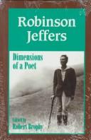 Cover of: Robinson Jeffers, dimensions of a poet