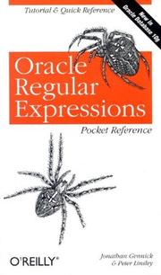 Cover of: Oracle Regular Expressions: Pocket Reference