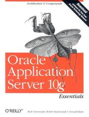 Cover of: Oracle application server 10g essentials