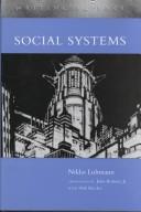 Cover of: Social systems