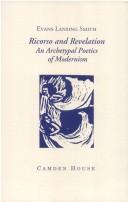Cover of: Ricorso and revelation: an archetypal poetics of modernism