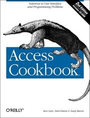 Cover of: Access cookbook