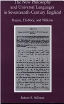 Cover of: The new philosophy and universal languages in seventeenth-century England: Bacon, Hobbes, and Wilkins