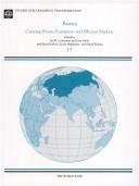 Cover of: Russia: creating private enterprises and efficient markets