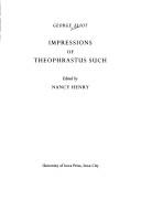 Cover of: Impressions of Theophrastus Such by George Eliot