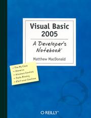 Cover of: Visual Basic 2005: a developer's notebook