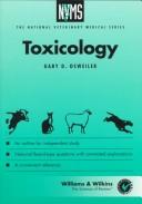 Cover of: Toxicology by Gary D. Osweiler