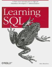 Cover of: Learning SQL (Learning) by Alan Beaulieu, Alan Beaulieu