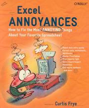 Cover of: Excel Annoyances by Curtis Frye
