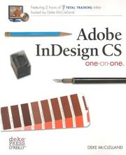 Cover of: Adobe InDesign CS one-on-one