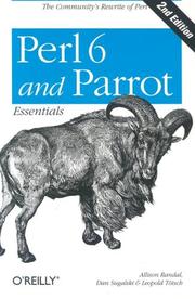 Cover of: Perl 6 and Parrot essentials
