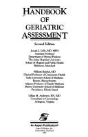 Handbook of geriatric assessment by Joseph J. Gallo