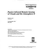 Cover of: Passive infrared remote sensing of clouds and the atmosphere II: 26-28 September 1994, Rome, Italy