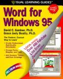 Cover of: Word for Windows 95: the visual learning guide