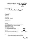 Cover of: Proceedings of Lasers in ophthalmology II: 9-10 September 1994, Lille, France