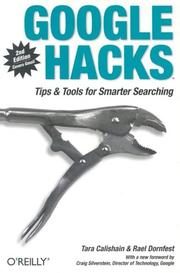 Cover of: Google Hacks by Rael Dornfest, Tara Calishain