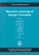 Cover of: Machine learning of design concepts