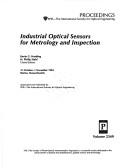 Cover of: Industrial optical sensors for metrology and inspection: 31 October-1 November 1994, Boston, Massachusetts