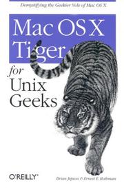 Cover of: Mac OS X Tiger for Unix Geeks