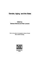 Cover of: Gender, aging, and the state by edited by Barbara Nichols and Peter Leonard.