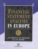 Cover of: Financial statement analysis in Europe