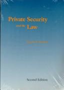 Cover of: Private security and the law | Charles P. Nemeth