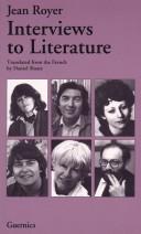 Cover of: Interviews to literature