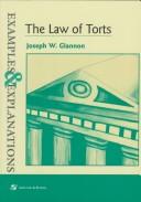 Cover of: Examples and Explanations: the law of torts