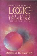 Cover of: Introduction to logic and critical thinking by Merrilee H. Salmon