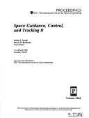 Cover of: Space guidance, control, and tracking II | 
