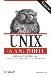 Cover of UNIX in a Nutshell